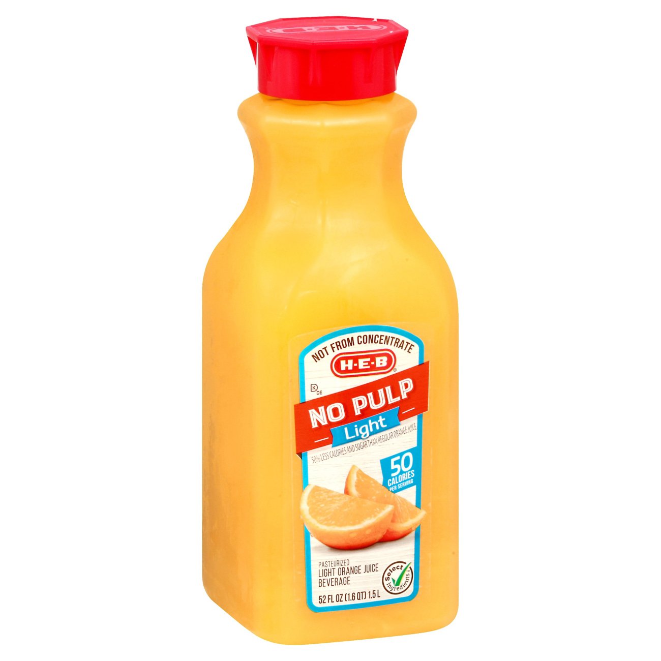 HEB Select Ingredients No Pulp Light Orange Juice Shop Juice at HEB