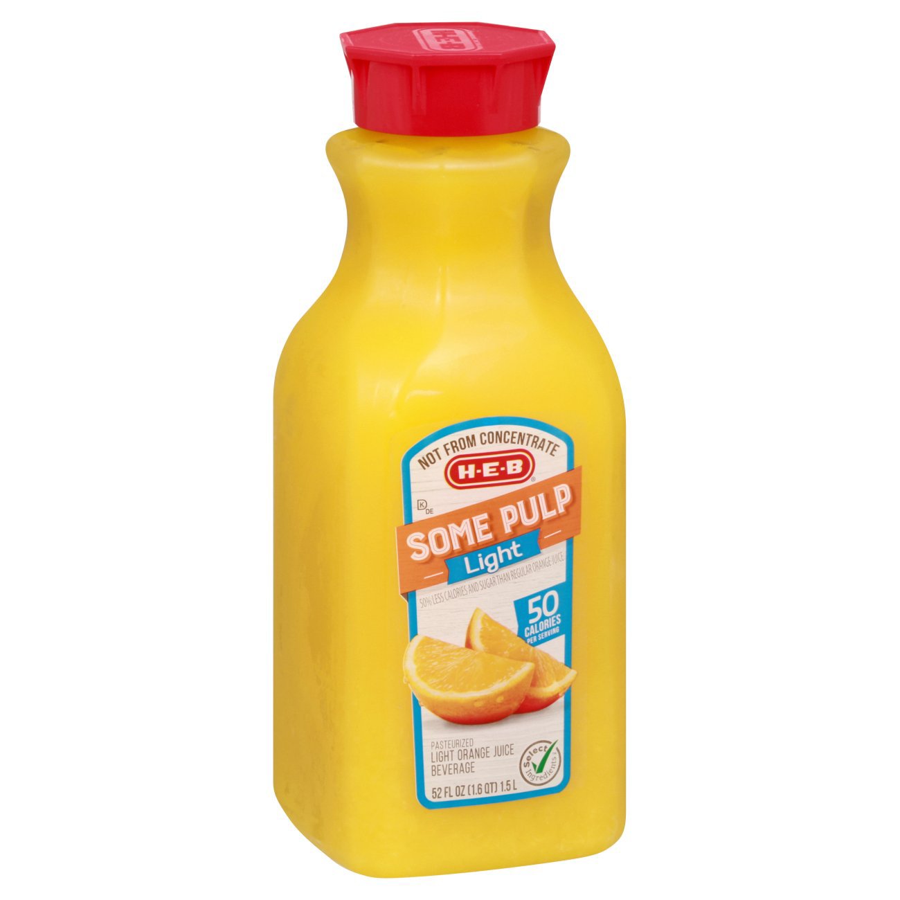HEB Select Ingredients Some Pulp Light Orange Juice Shop Juice at HEB