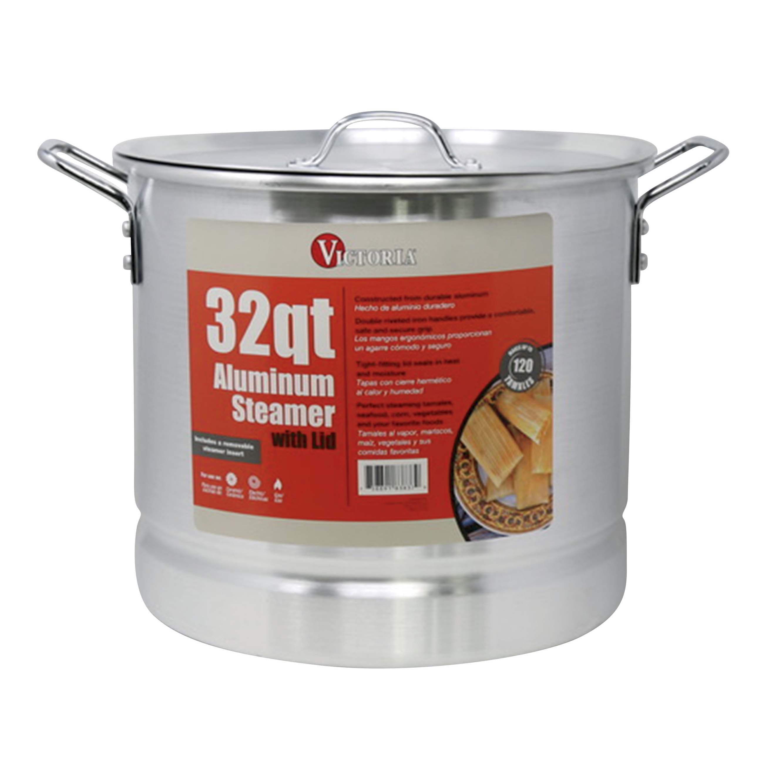 Victoria Aluminum Steamer With Lid Shop Cookware at HEB