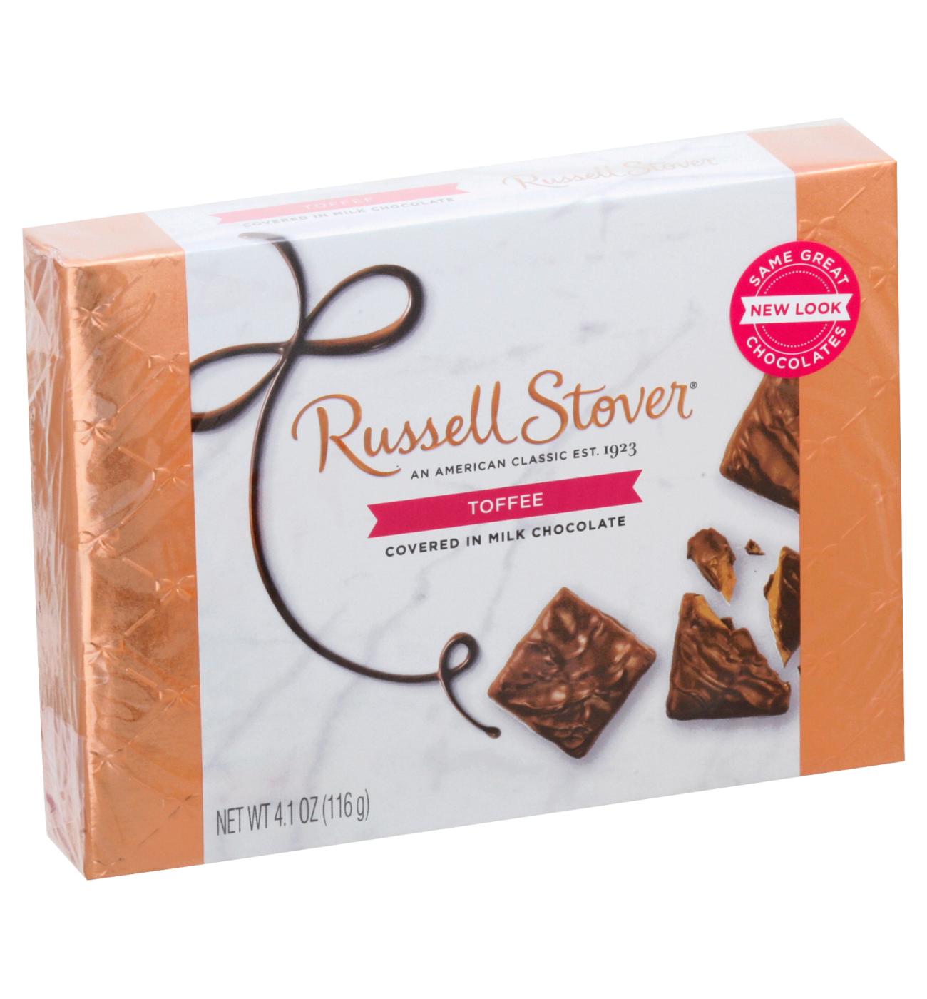 Russell Stover Milk Chocolate Toffee Squares; image 1 of 2