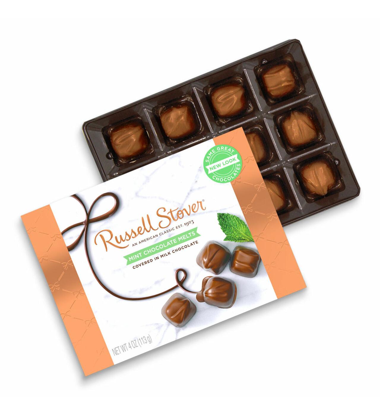 Russell Stover Mint Chocolate Melts; image 2 of 2