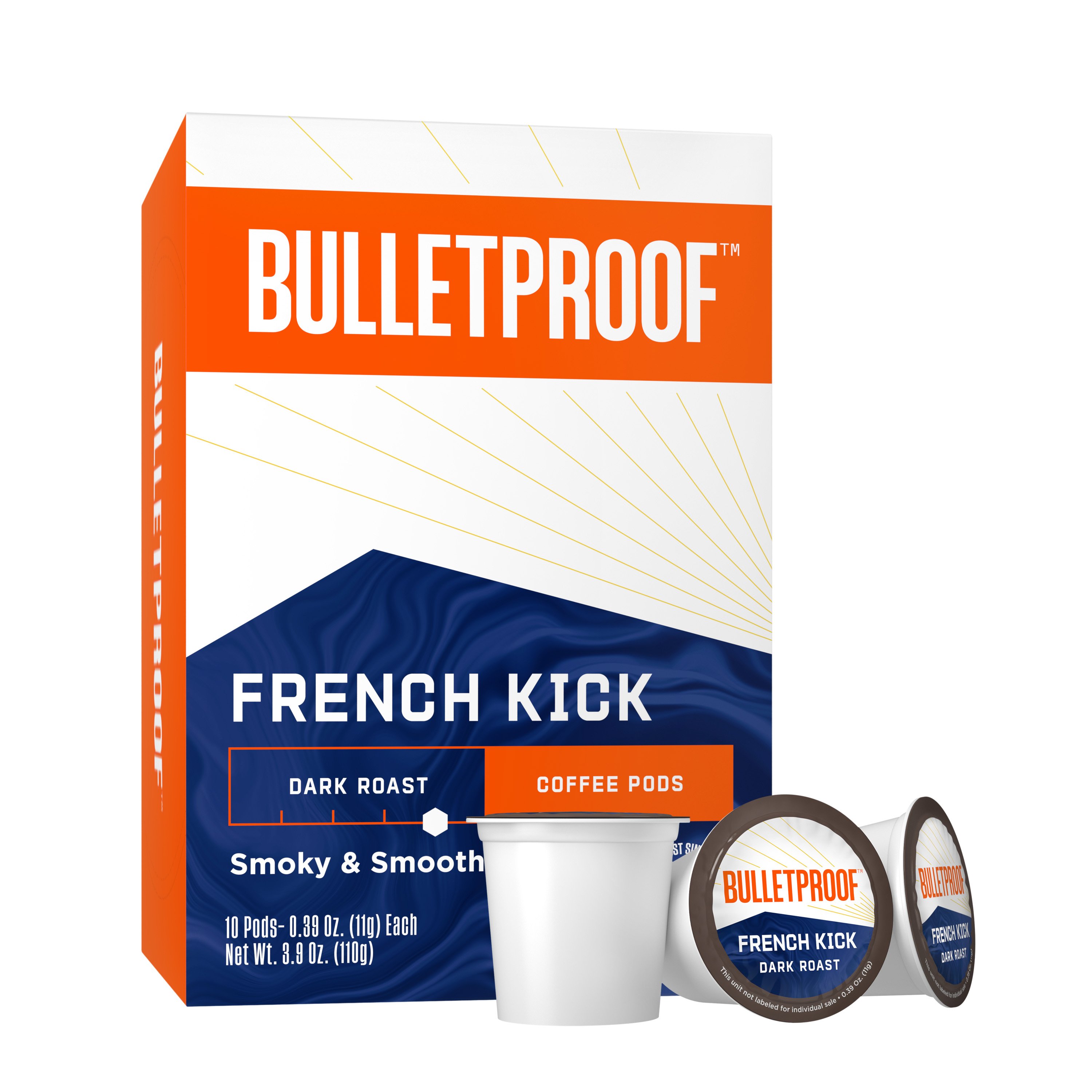 Bulletproof French Kick Dark Roast Single Serve Coffee Cups - Shop Coffee  at H-E-B