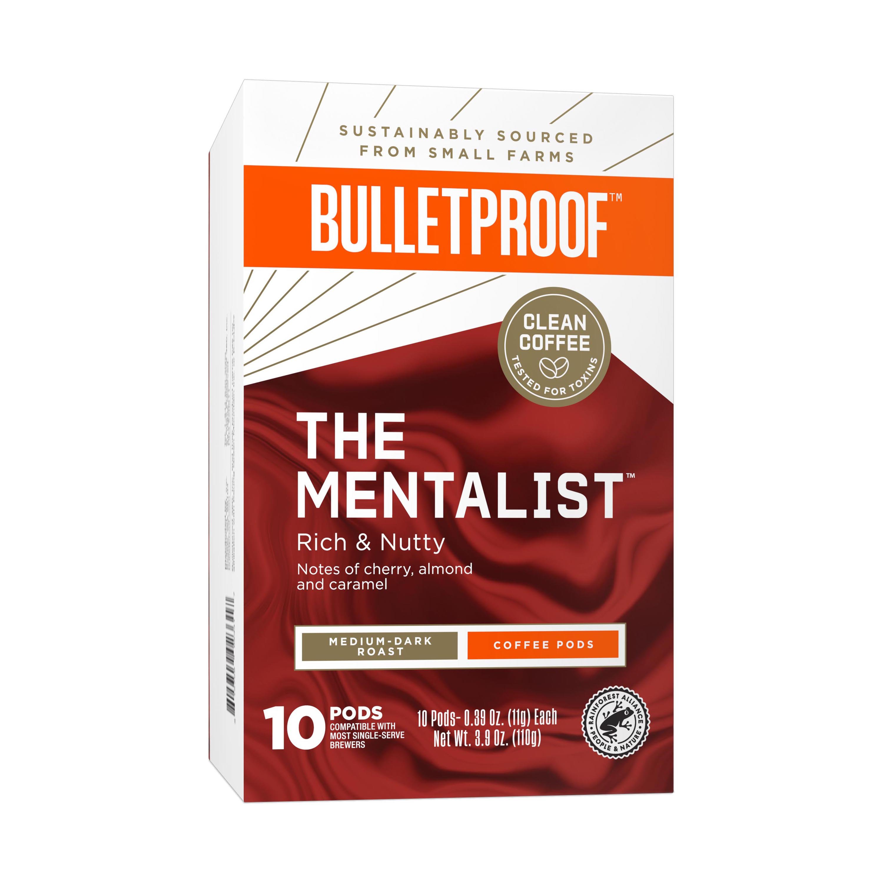 Bulletproof The Mentalist Medium Dark Roast Single Serve Coffee Cups Shop Coffee at HEB