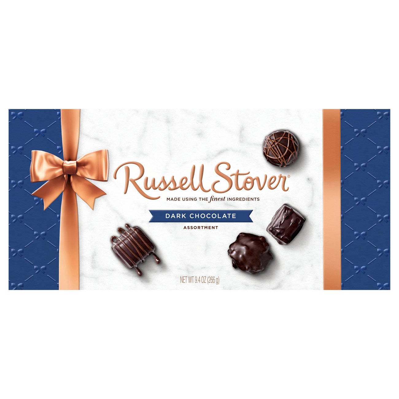 Russell Stover Assorted Dark Chocolates Copper Collection Box Shop