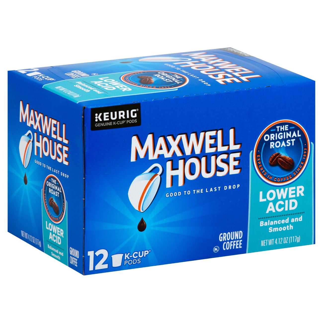 Maxwell House Lower Acid The Original Roast Single Serve Coffee K Cups -  Shop Coffee at H-E-B
