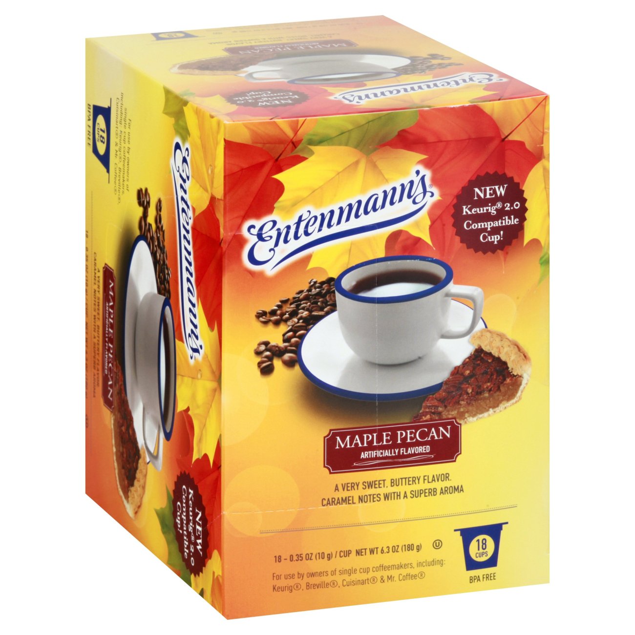 Entenmann's Maple Pecan Single Serve Coffee Cups Shop Coffee at HEB