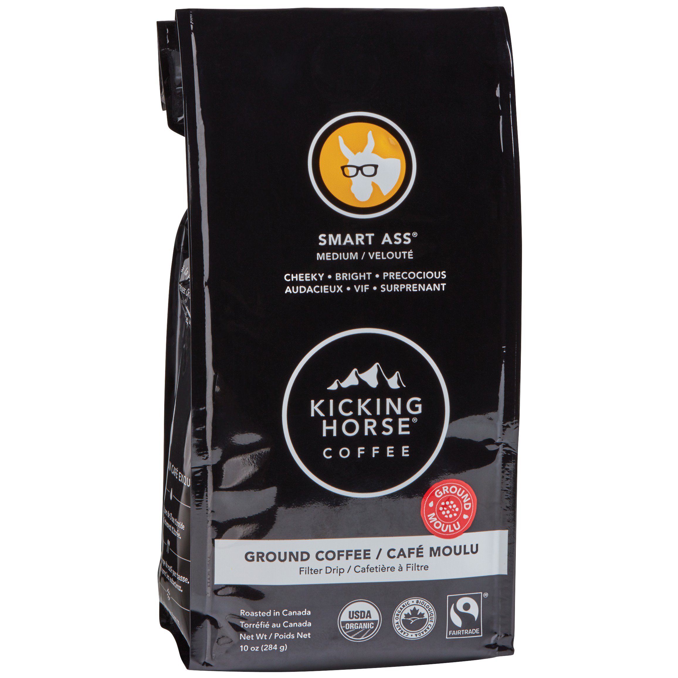 Kicking Horse Smart Ass Medium Roast Ground Coffee Shop Coffee at HEB
