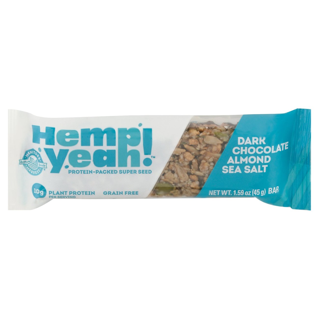 Manitoba Harvest Hemp Yeah! Protein Bar Dark Chocolate Almond Sea Salt