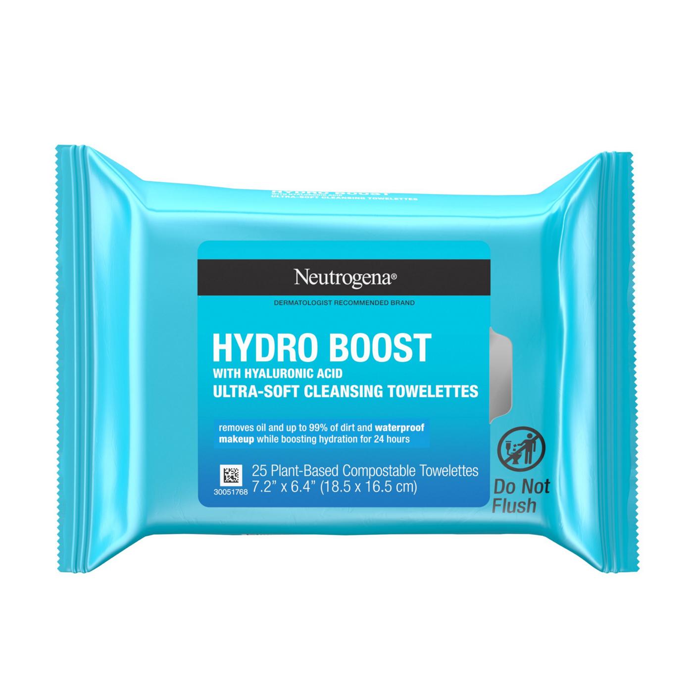 Neutrogena Hydro Boost Facial Cleansing Wipes; image 1 of 8