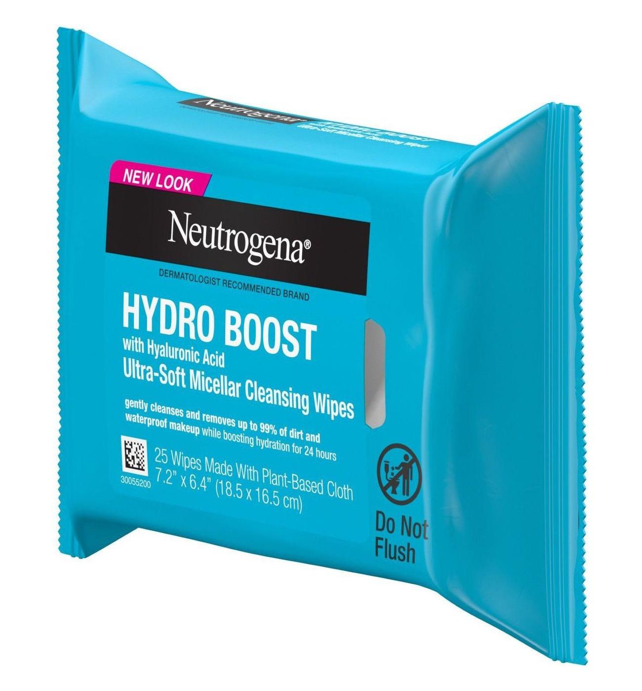 Neutrogena Hydro Boost Facial Cleansing Wipes; image 3 of 8