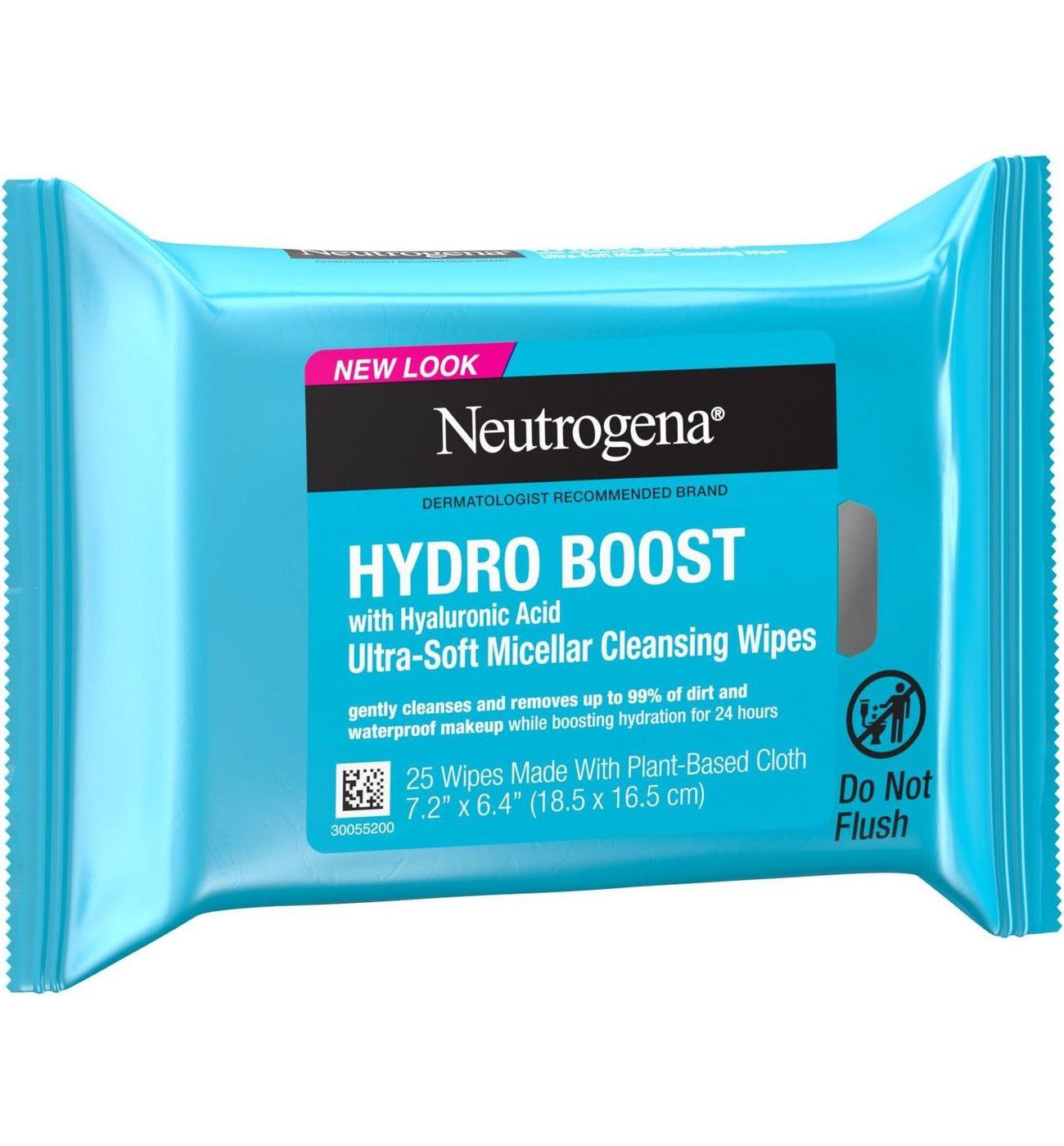 Neutrogena Hydro Boost Facial Cleansing Wipes; image 7 of 8