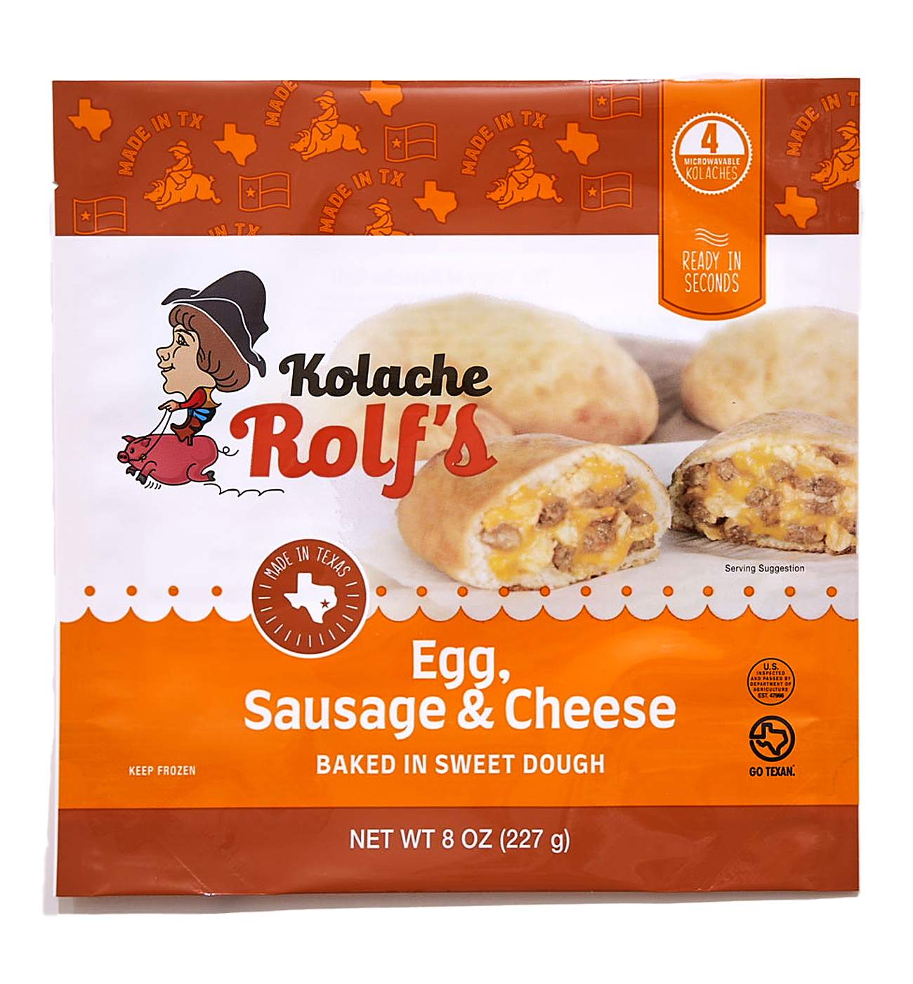 Kolache Rolf's  Sausage Egg & Cheese Kolaches; image 1 of 2