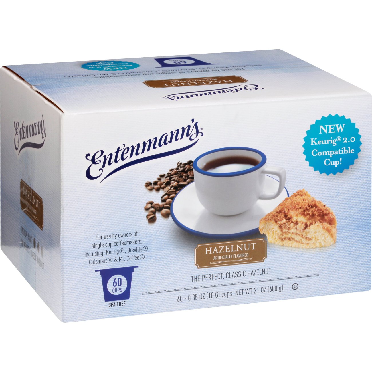 Entenmann's Hazelnut Single Serve Coffee Cups Shop Coffee at HEB