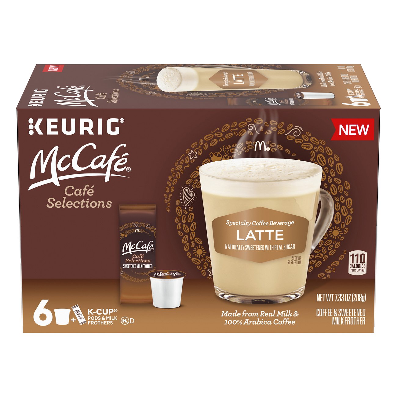McCafe Cafe Selections Latte Single Serve Coffee K Cups Shop Coffee