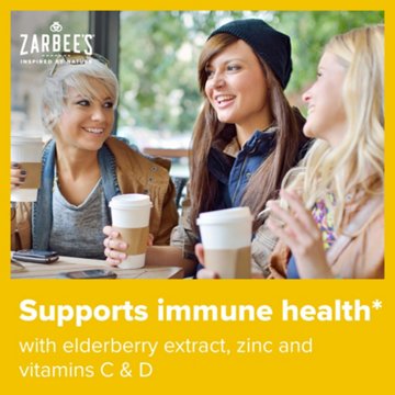 Zarbee's Adult Cough Syrup + Immune - Natural Berry, 8 oz