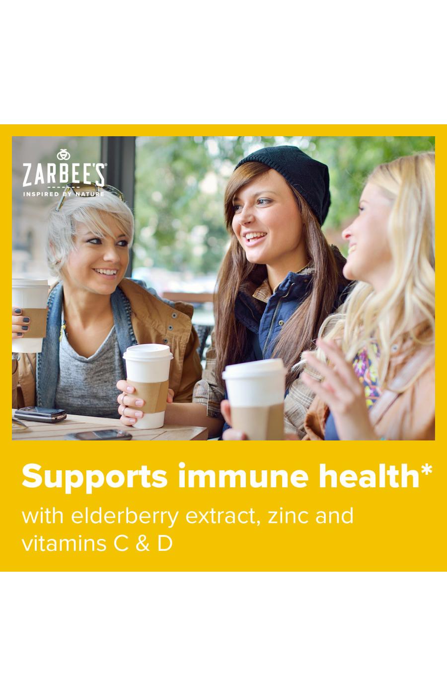 Zarbee's Adult Cough Syrup + Immune - Natural Berry; image 7 of 7