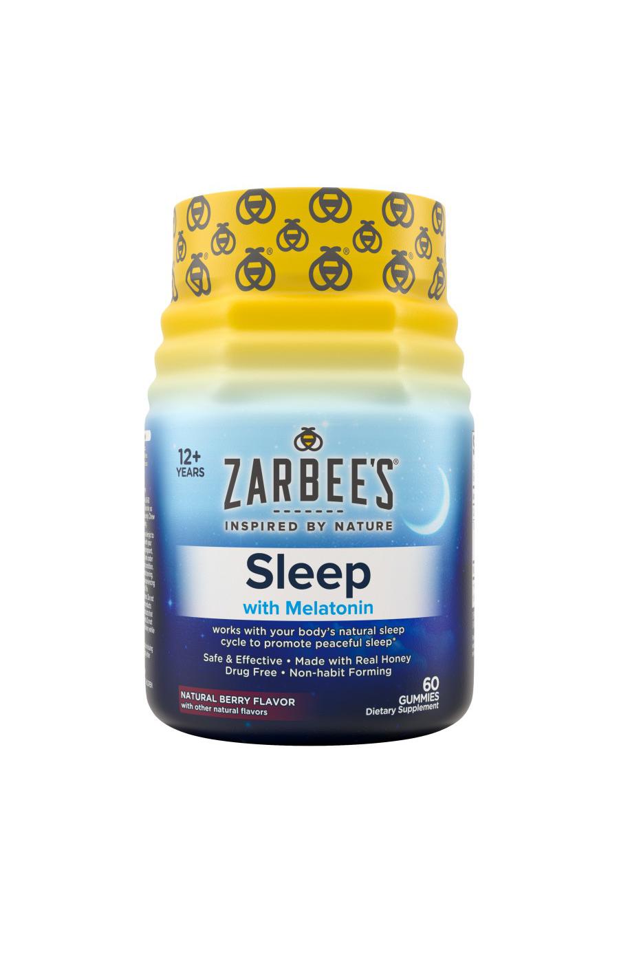 Zarbee's Sleep + Melatonin Gummies - Natural Fruit; image 1 of 2