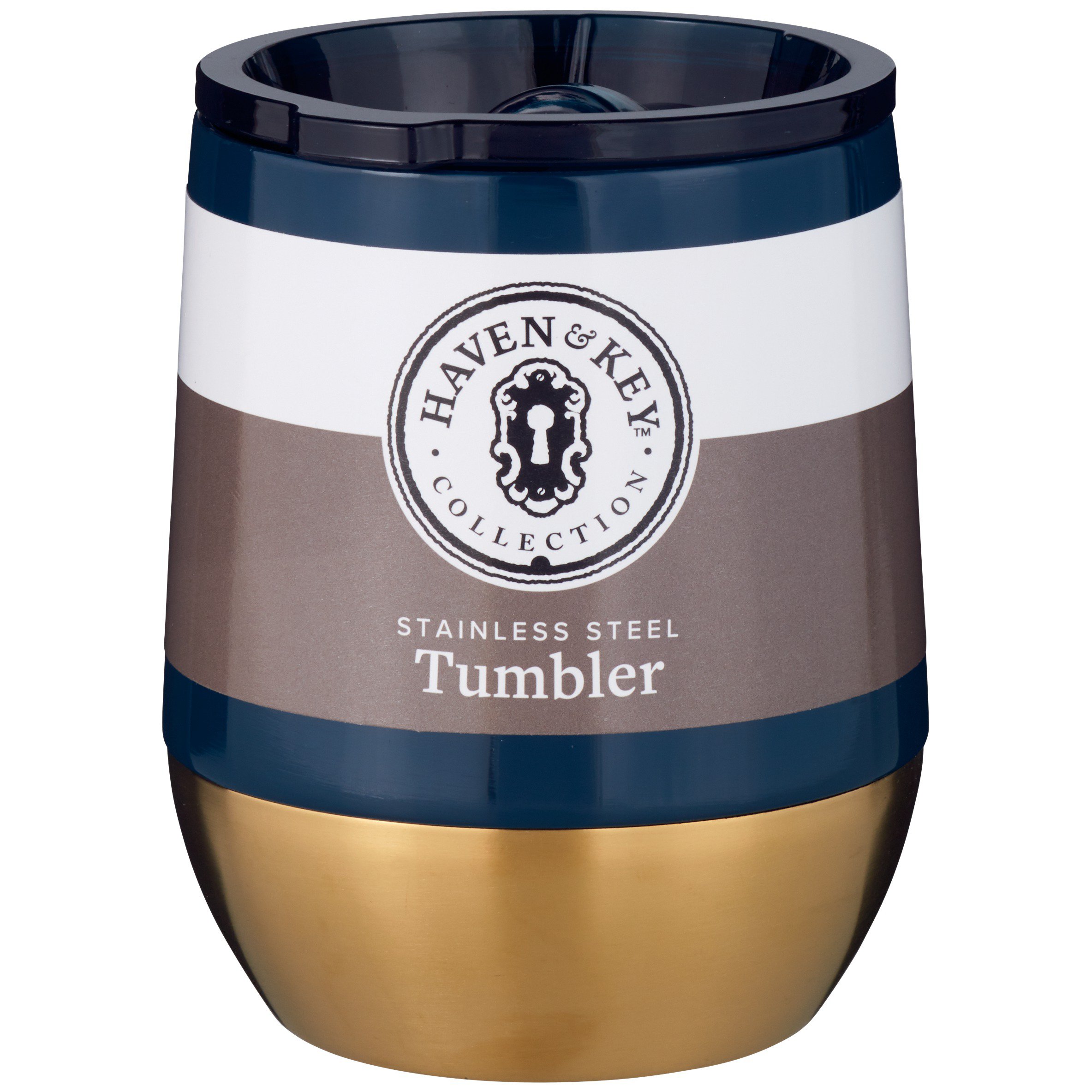 Haven & Key Stainless Steel Indigo Stemless Tumbler Shop Cups & Tumblers at HEB