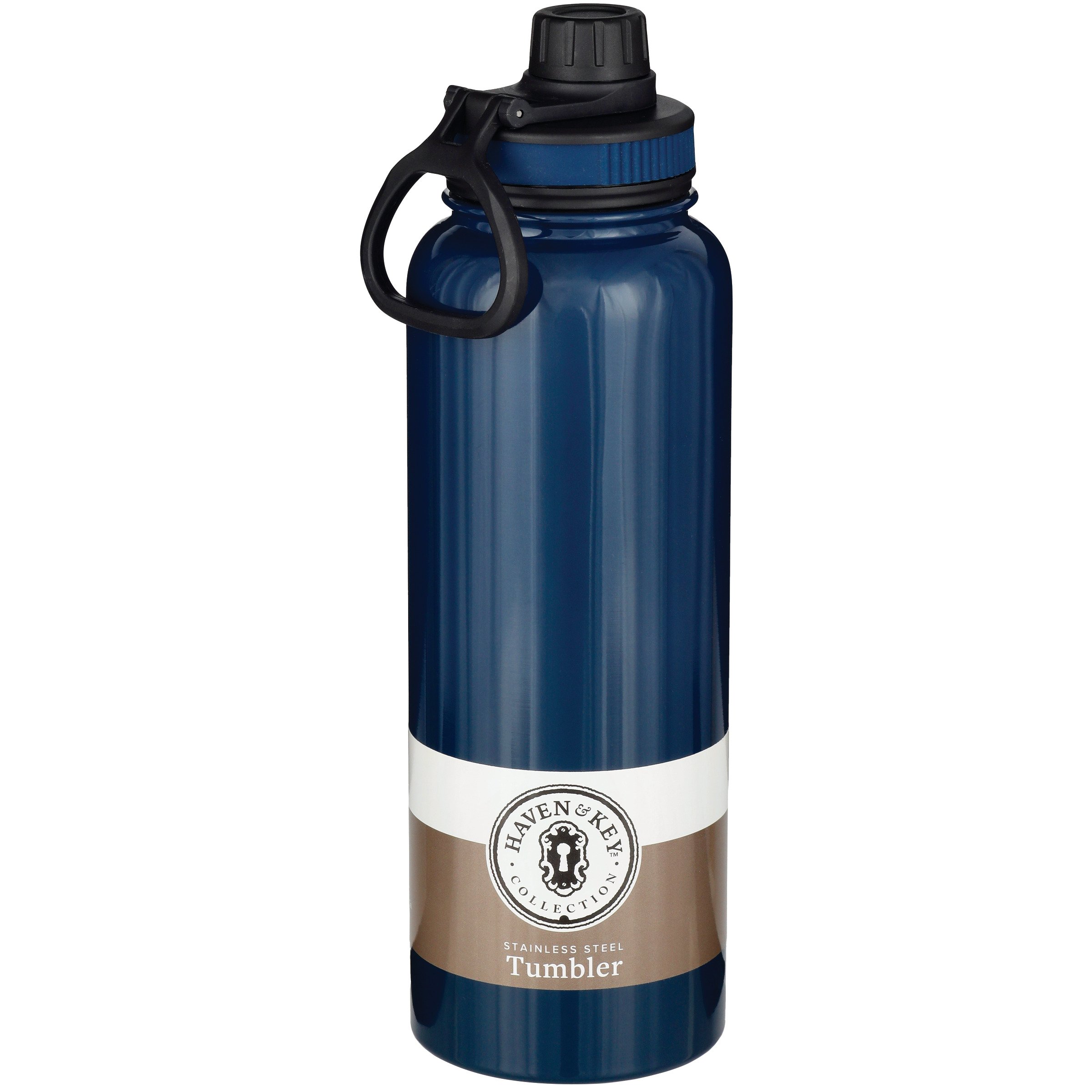 Haven & Key Stainless Steel Indigo Fliptop Bottle Shop Cups