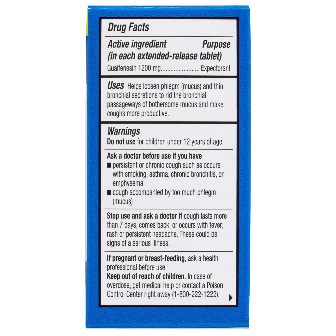 H-E-B Max Strength Mucus Relief Expectorant Tablets; image 3 of 5