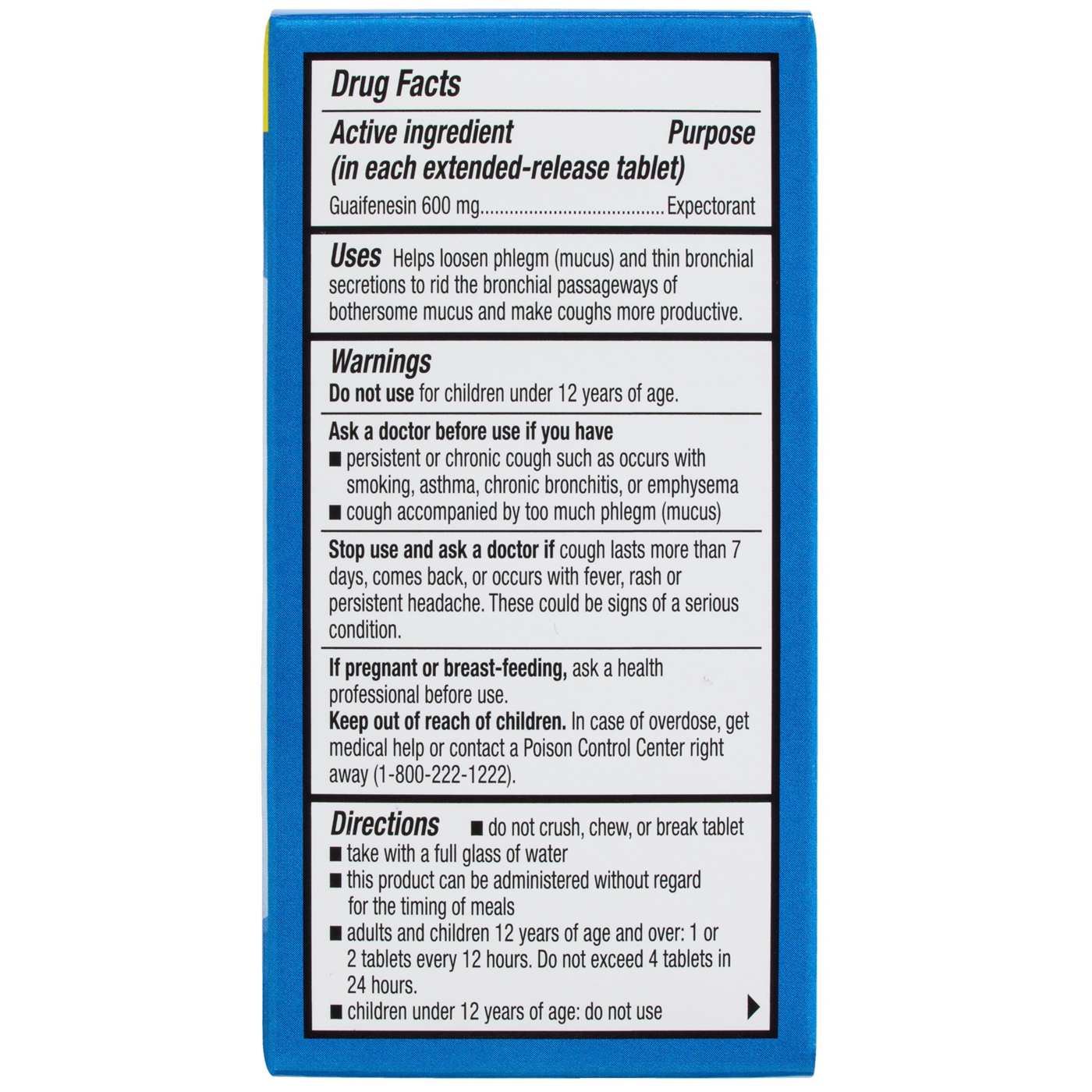 H-E-B Mucus Relief Expectorant Tablets; image 3 of 5