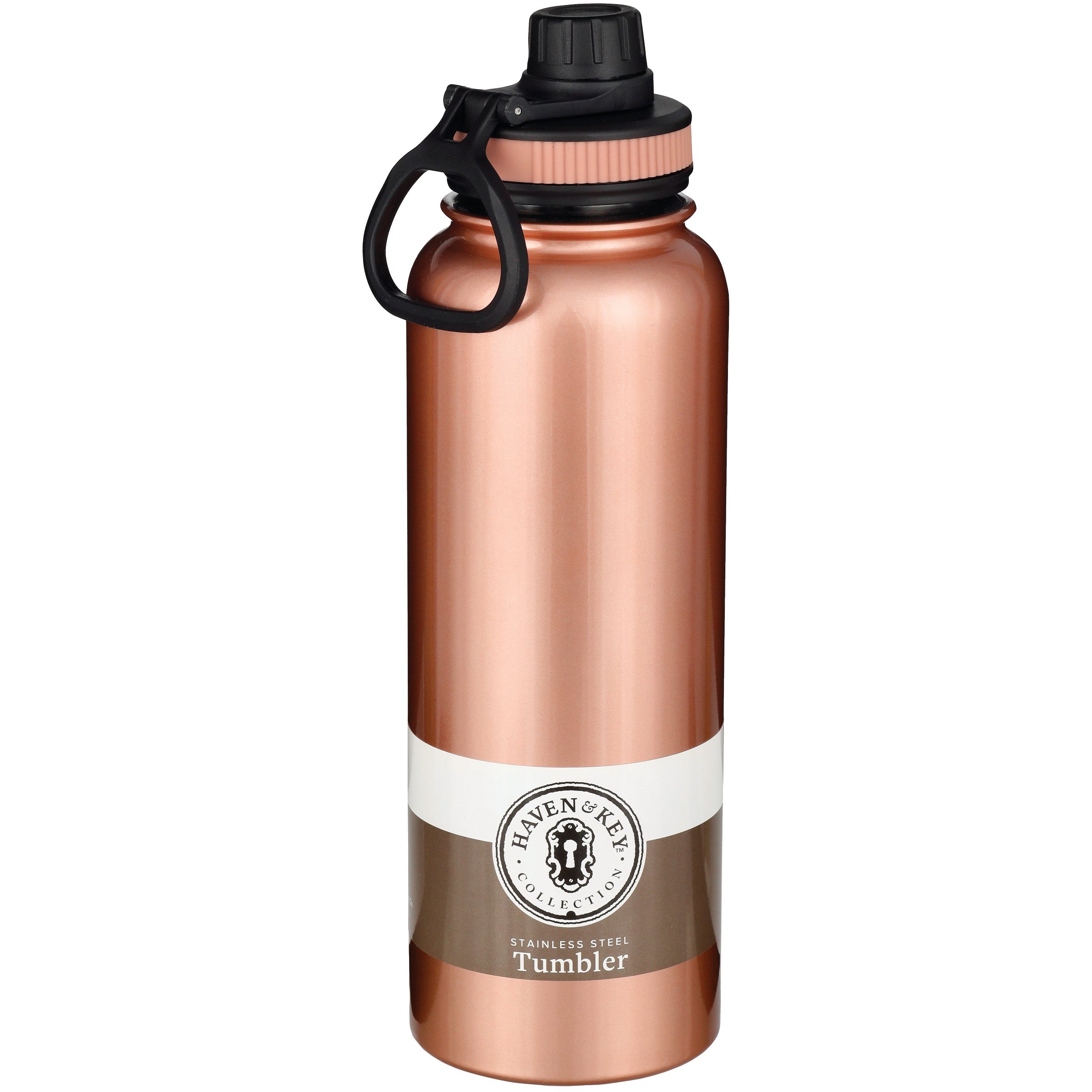 Haven & Key Rose Gold Stainless Steel Tumbler with FlipTop Lid Shop