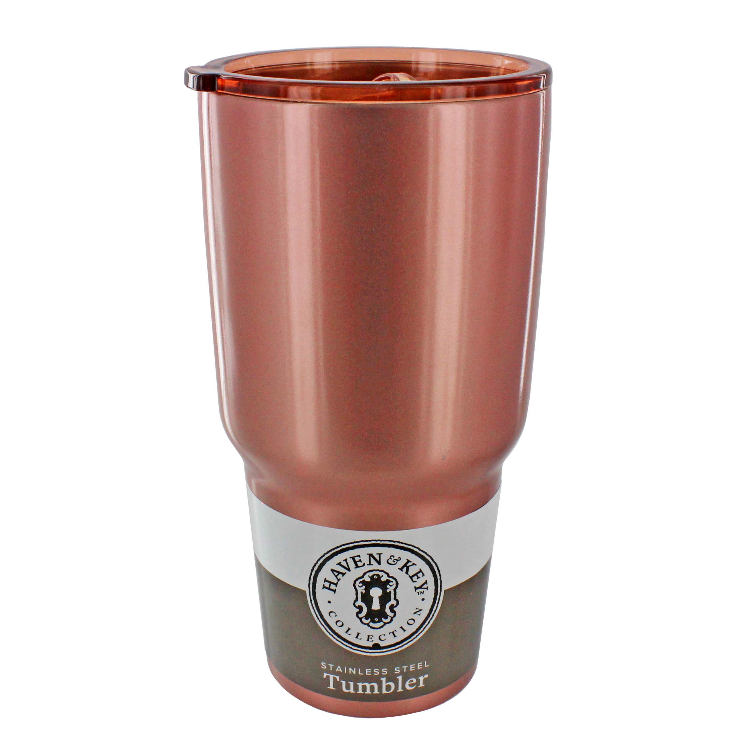 Haven & Key Stainless Steel Rose Gold Tumbler Shop Cups & Tumblers at HEB