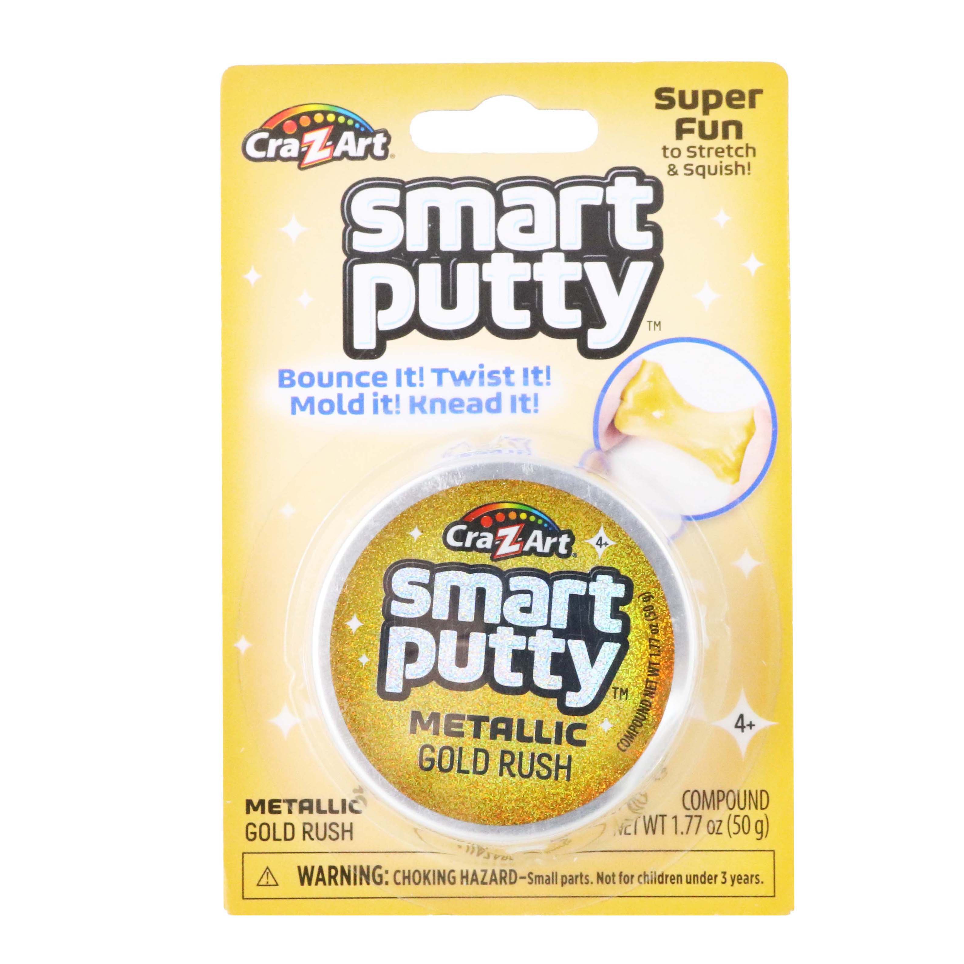 CraZArt Metallic Gold Rush Smart Putty Shop Slime at HEB