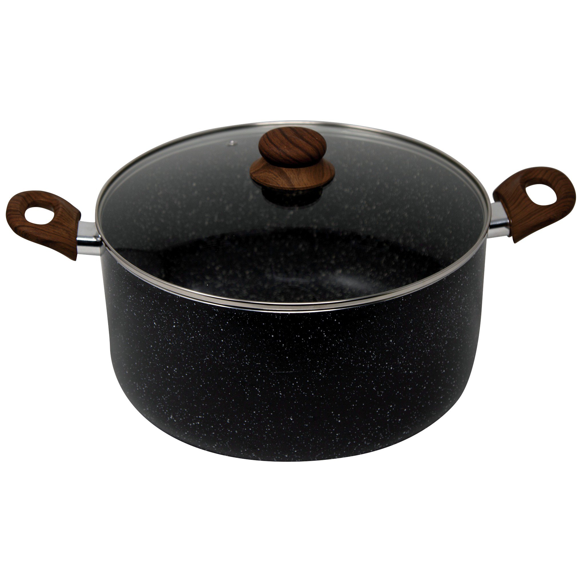 Victoria Black Non Stick Stock Pot Shop Cookware at HEB