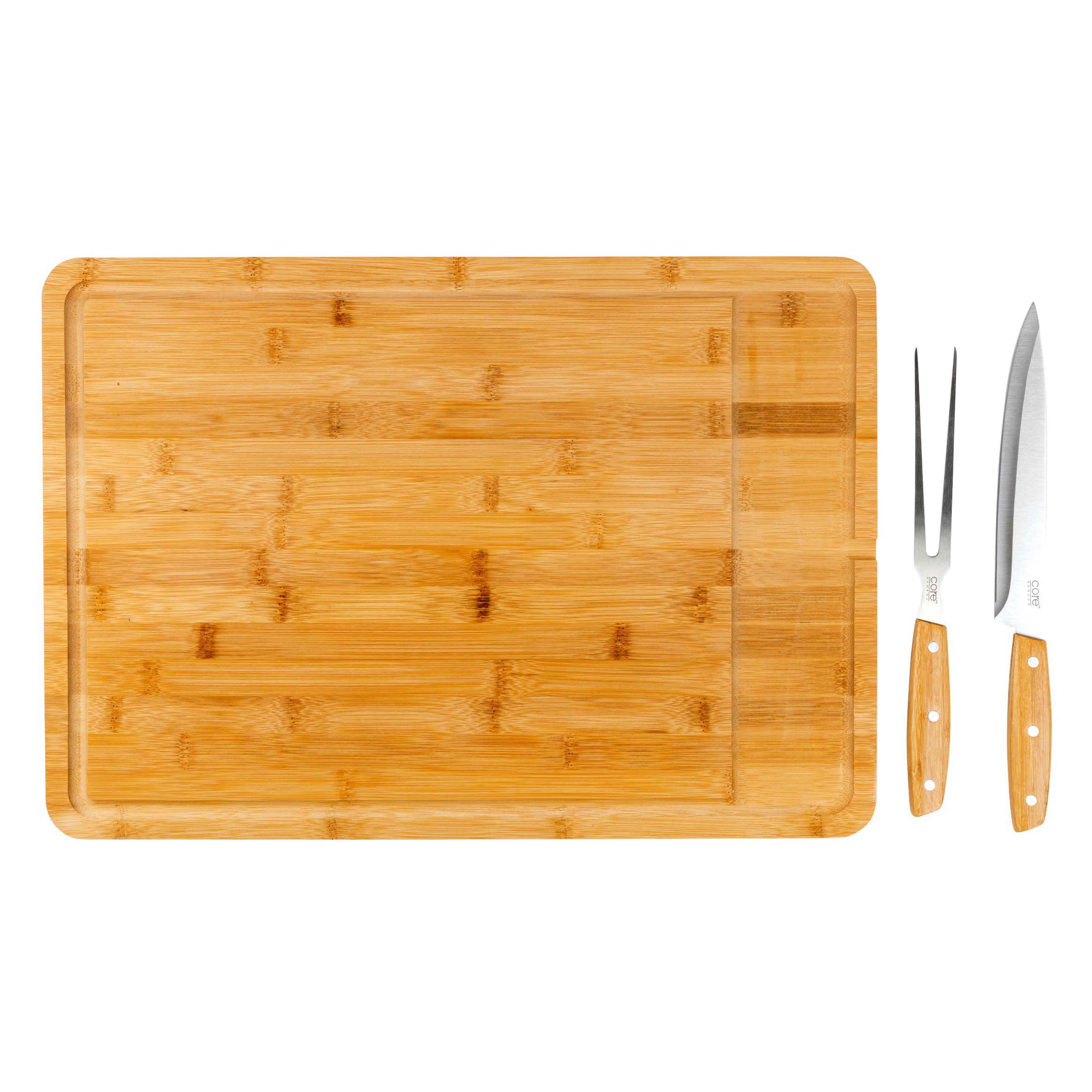 Farberware 14 -inch x 20 -inch Wood Cutting Board w/ Trench