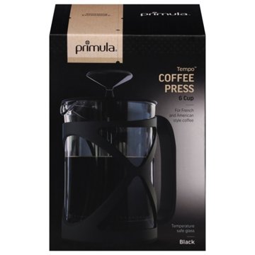 Primula Tempo Black 6 Cup French Press , EACH