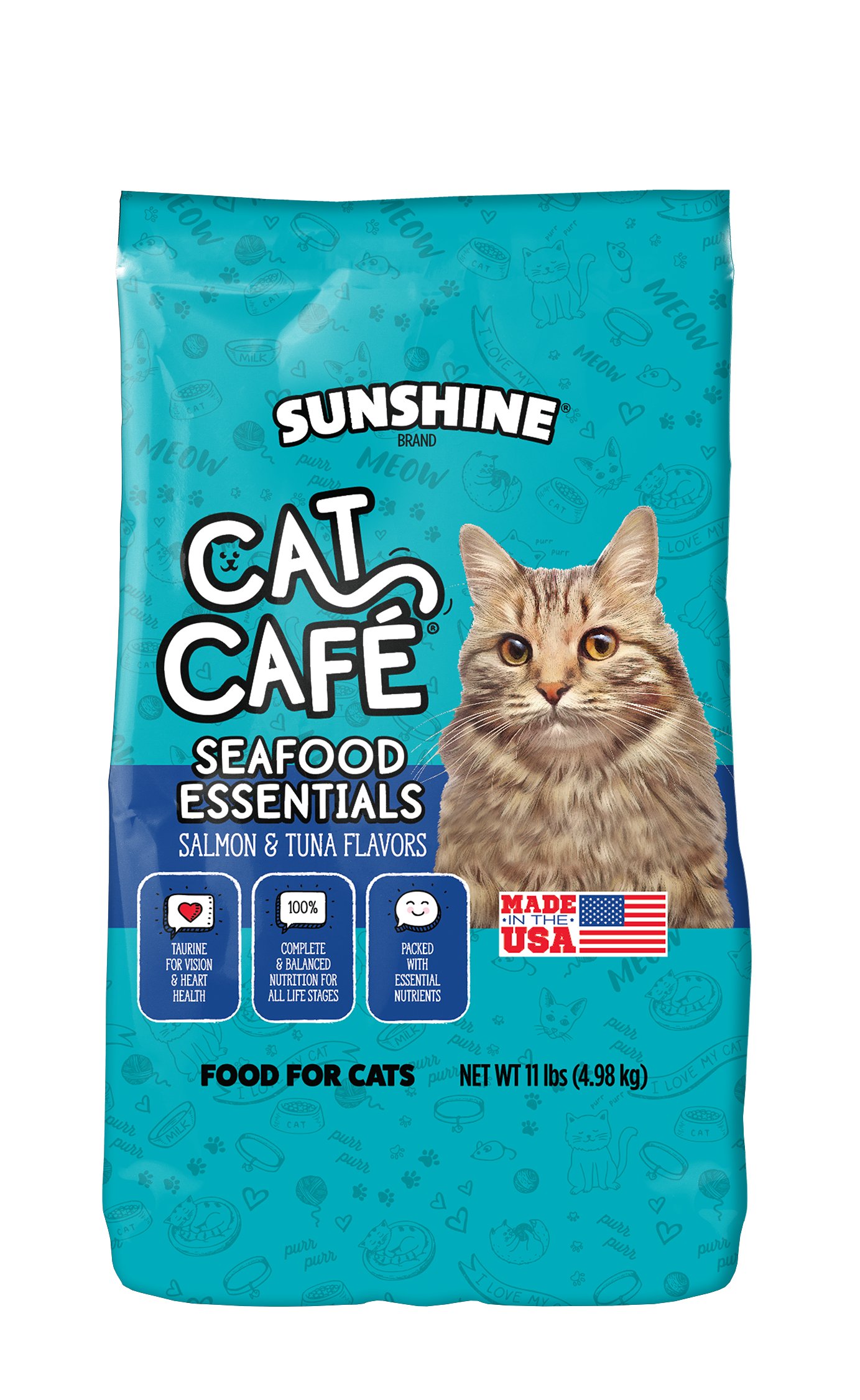  Sunshine Cat Cafe  Gourmet Seafood Essentials Dry Cat  Food 