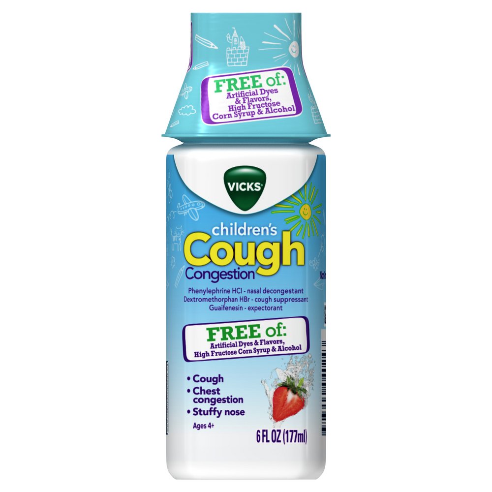 Vicks Children's Daytime Cough & Congestion Releif Liquid - Shop Cough ...