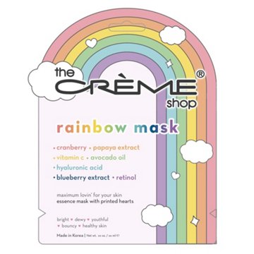The Crème Shop Rainbow Face Mask