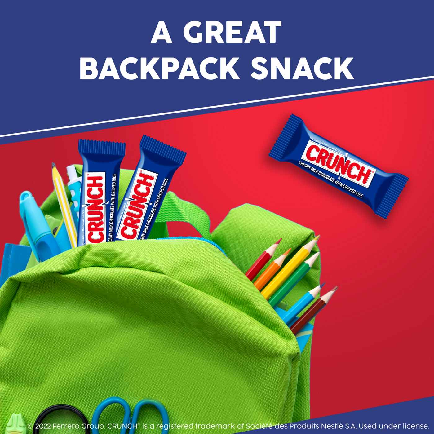 Crunch Milk Chocolate Fun Size Candy Bars; image 5 of 9