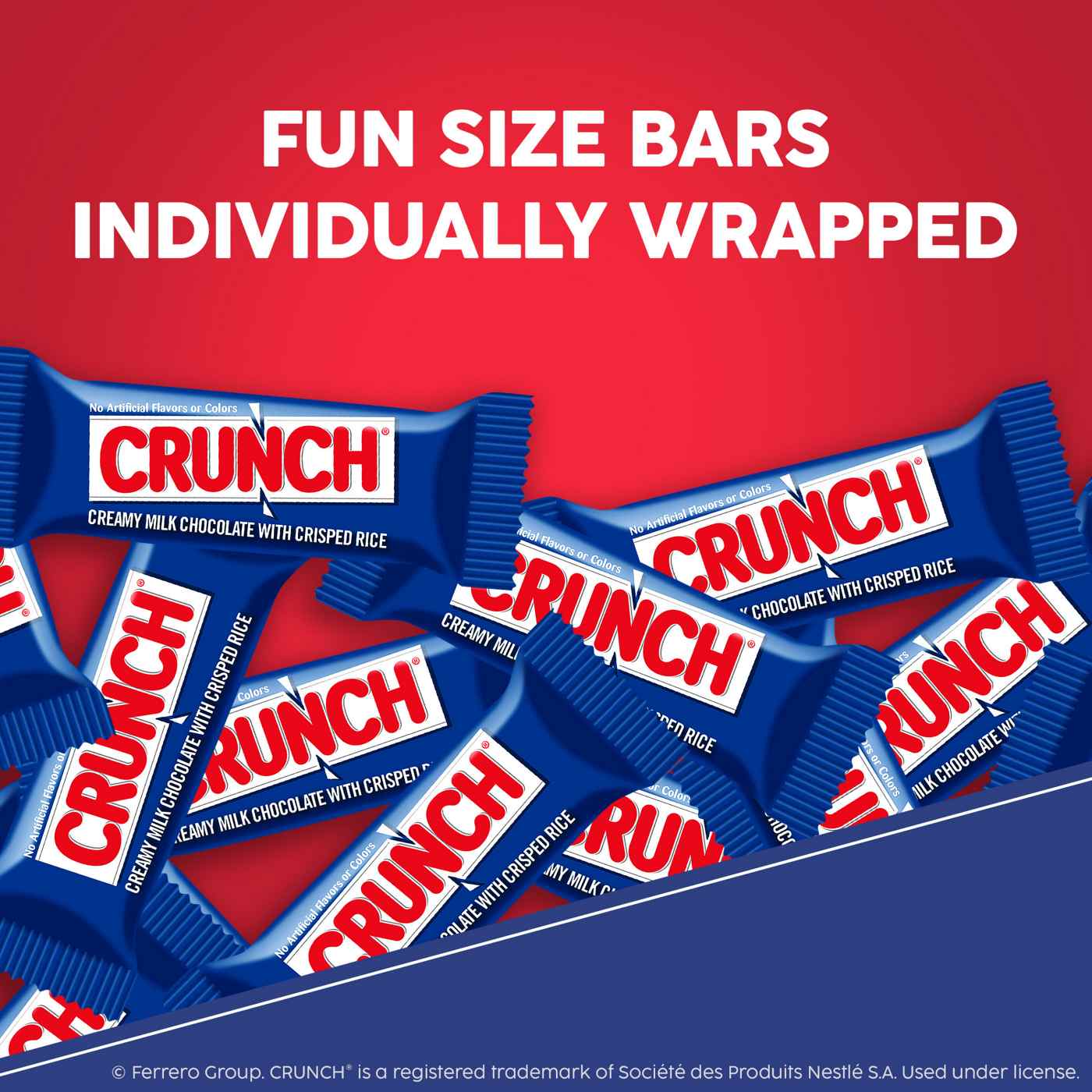 Crunch Milk Chocolate Fun Size Candy Bars; image 9 of 9