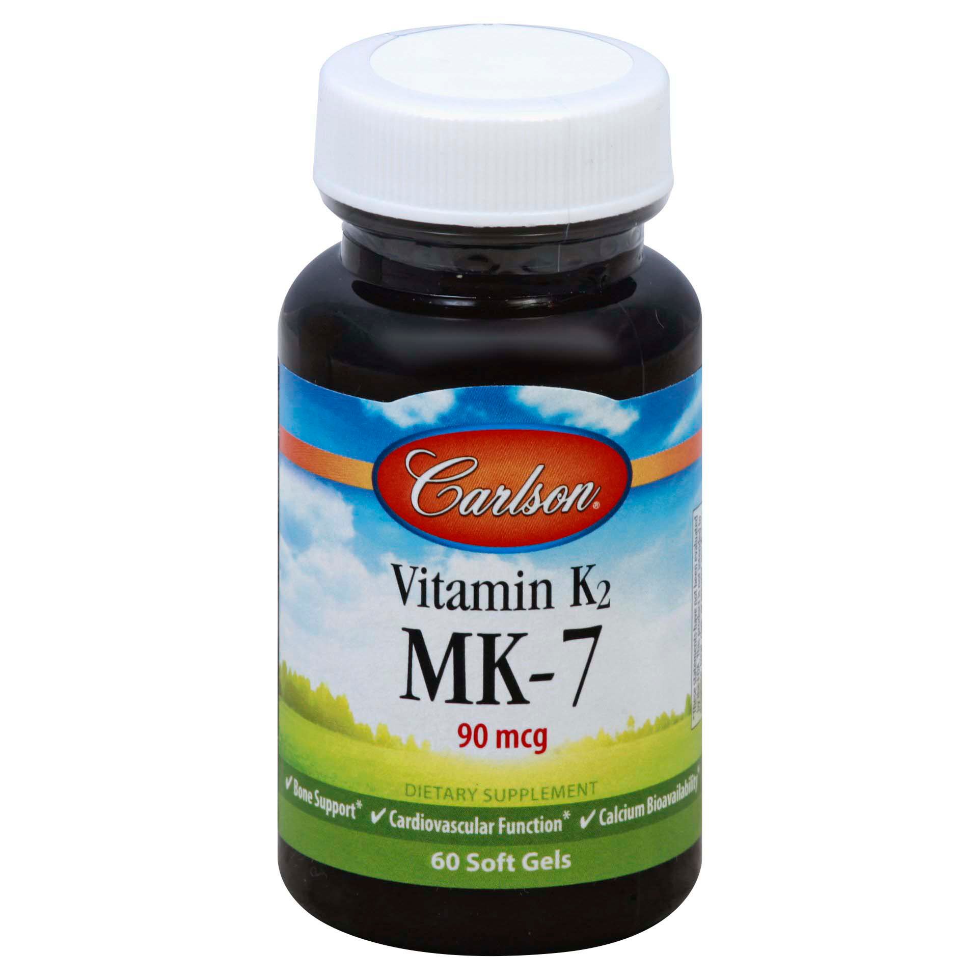 Carlson Vitamin K2 MK-7 90 mcg Softgels, 60 ct