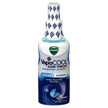Vicks Vapocool Sore Throat Winter Frost Spray