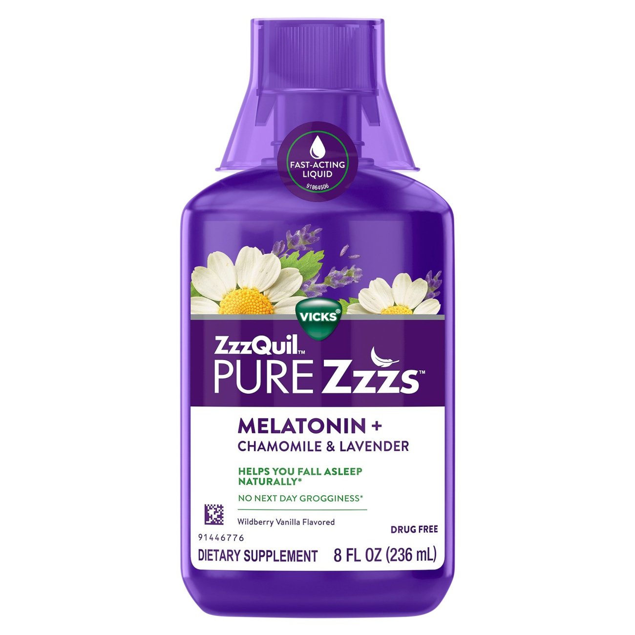 Vicks ZzzQuil Pure Zzzs Melatonin + Chamomile & Lavendar Shop Sleep