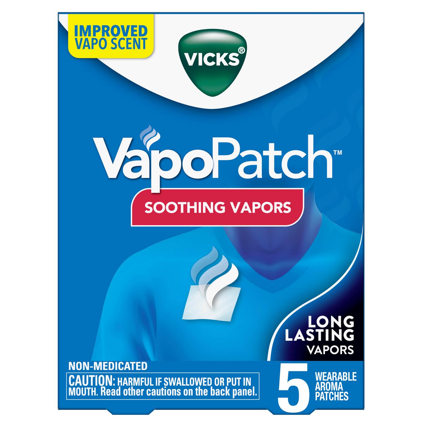Vicks VapoPatch, Wearable Aroma Patch, Soothing & Comforting Non-Medicated Vicks Vapors; image 1 of 9