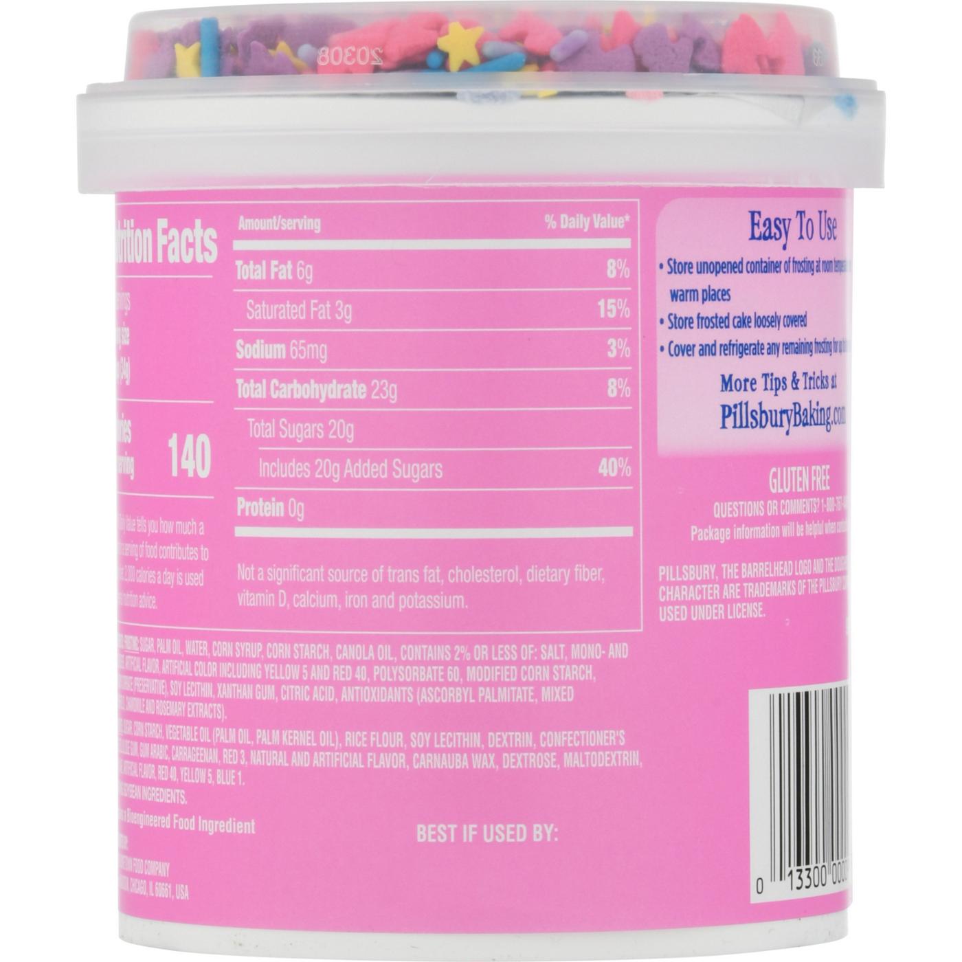 Pillsbury Unicorn Funfetti Vanilla Frosting; image 3 of 7