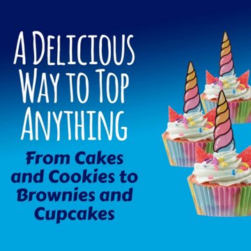 Pillsbury Unicorn Funfetti Vanilla Frosting, 15.6 oz