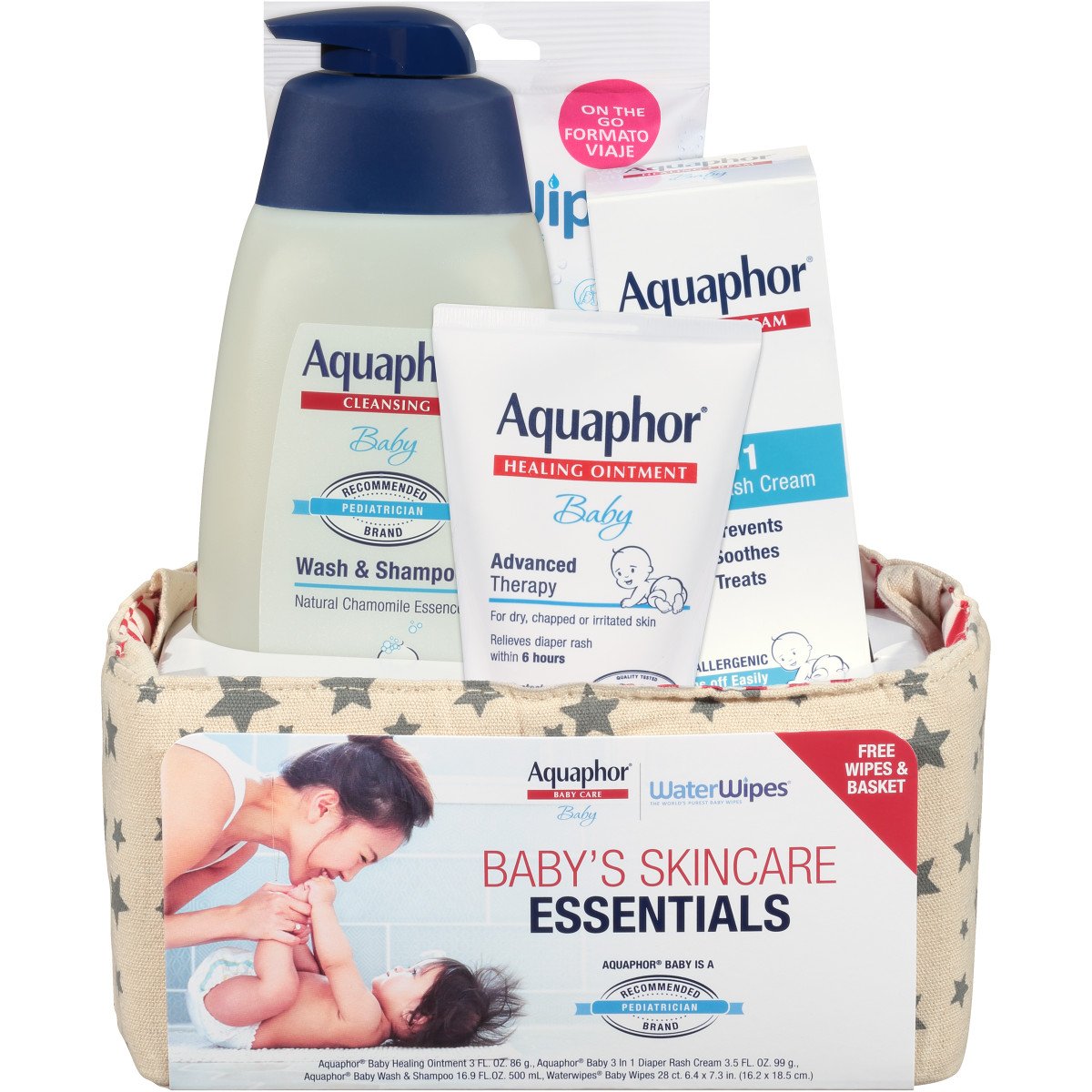 Aquaphor Baby Skincare Essentials Gift Set 4 Piece Set Shop Lotion & Powder at HEB