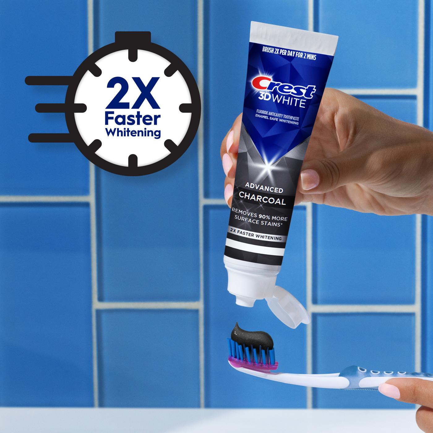 Crest 3D White Whitening Toothpaste - Charcoal; image 5 of 7