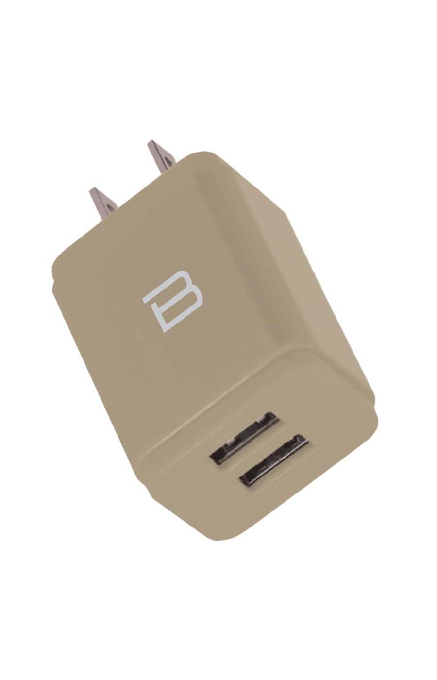 Bytech Dual-Port USB Wall Charger - Gold; image 2 of 2