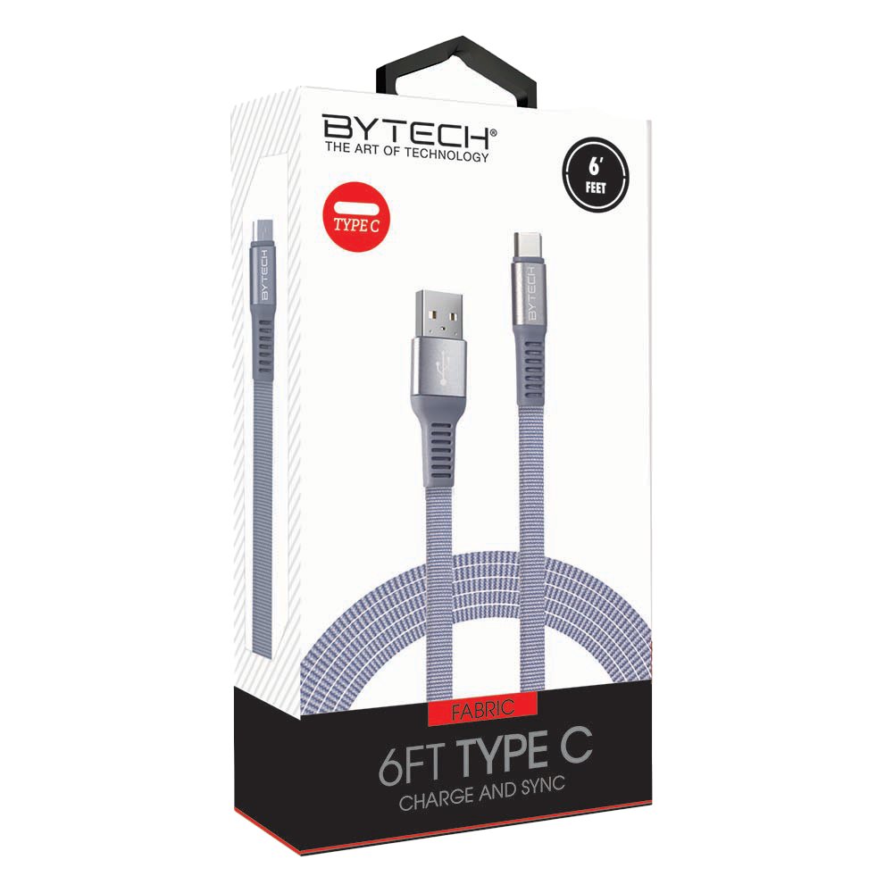Bytech USB Type-C Charging Cable - Gray - Shop Connection cables at H-E-B