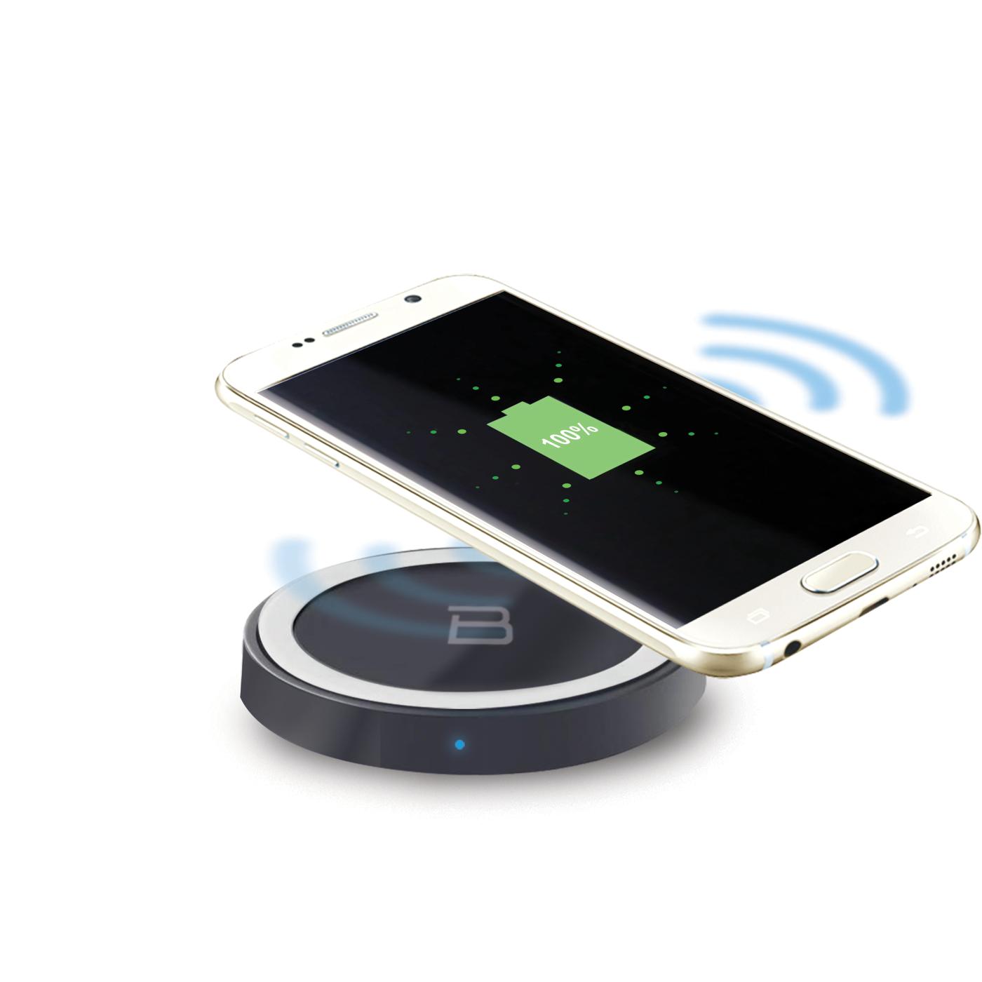 Bytech Universal Wireless Charging Pad - Black; image 2 of 2