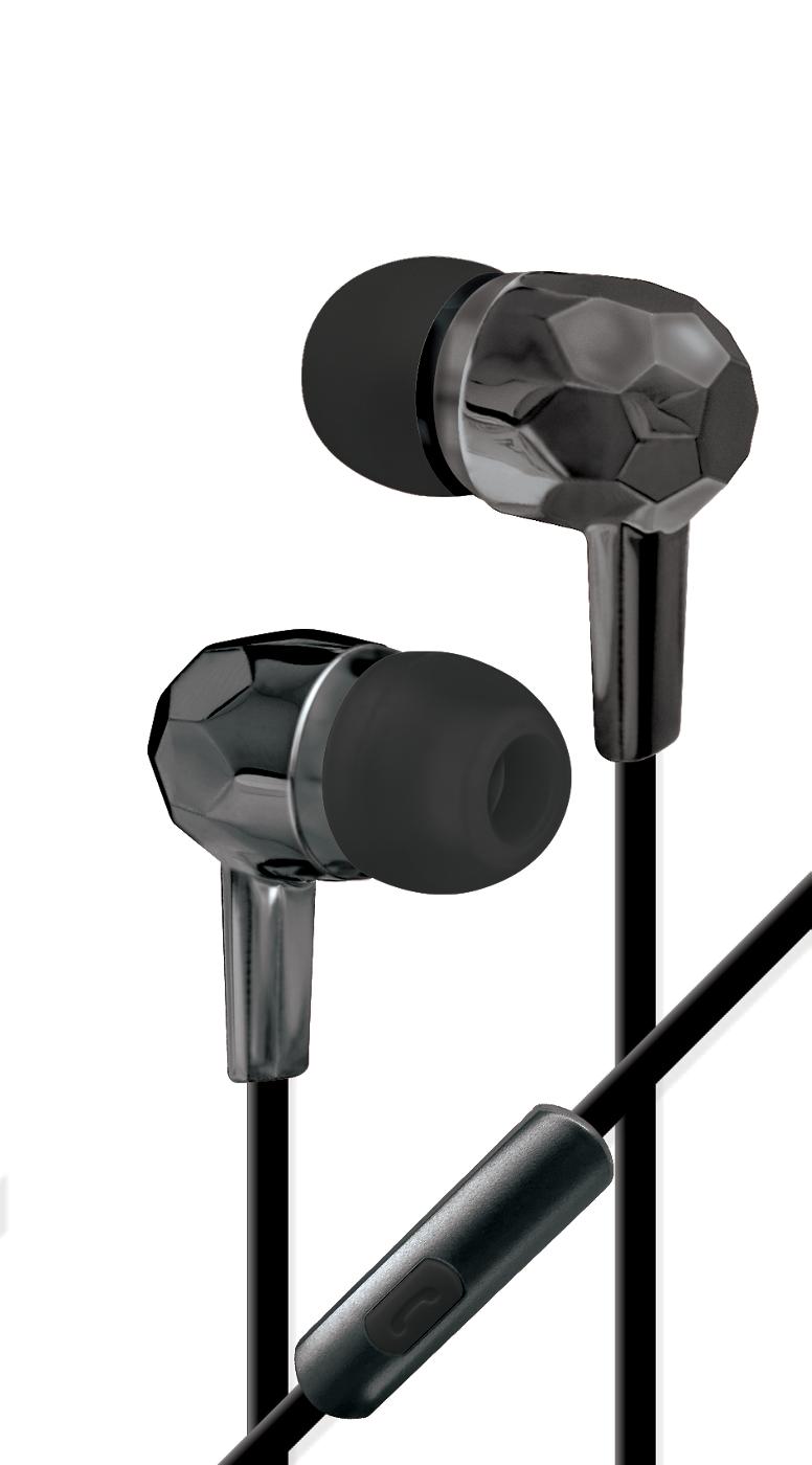 Bytech Wired Chrome Earbud; image 1 of 2