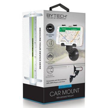 Bytech Car Windshield Mount - Black