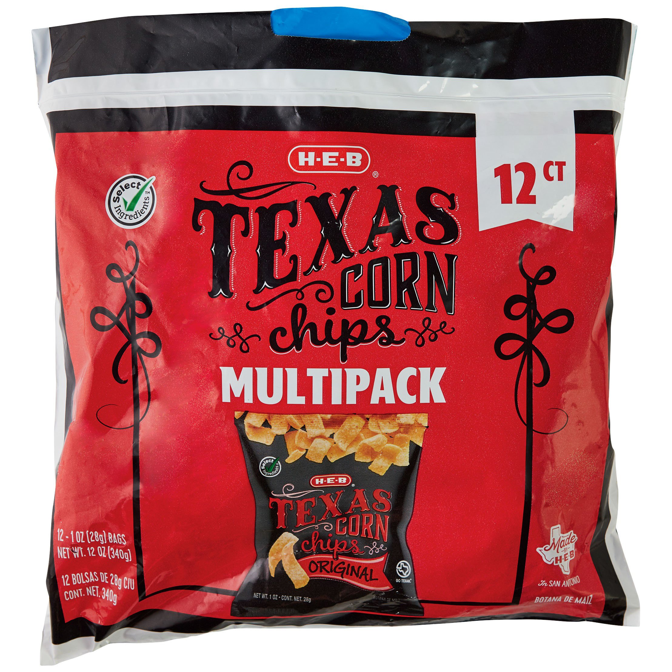 H-E-B Original Texas Corn Chips Multipack 1 Oz Bags - Shop Chips At H-E-B